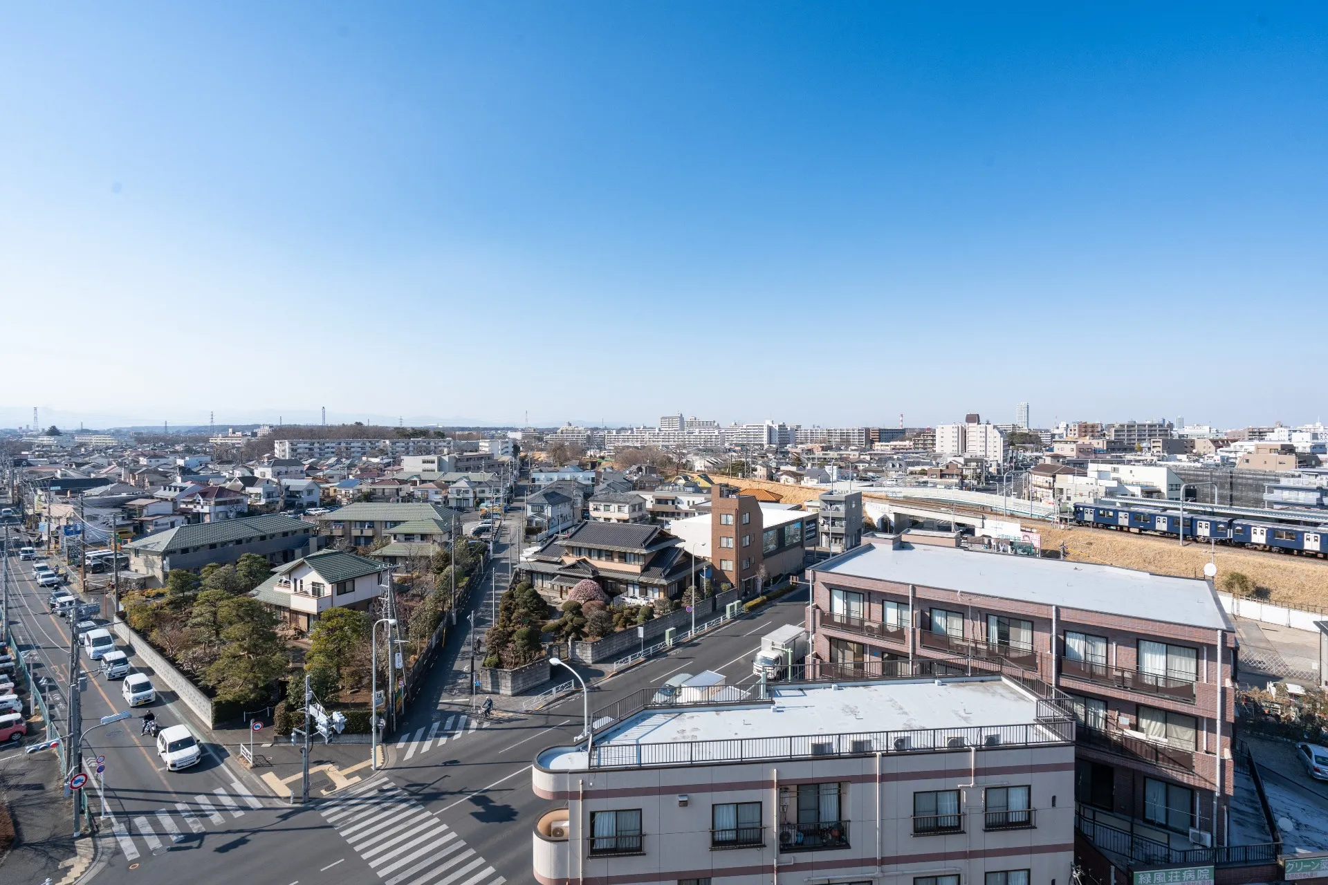 病棟からの風景